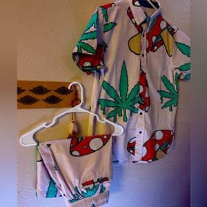 Pot leaf magic mushroom set 🔥